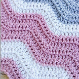 Handmade baby girl coming home blanket, Design by AW