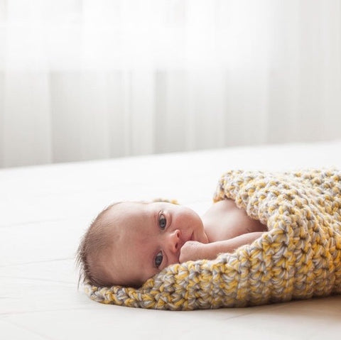 Neutral color on sale baby blanket