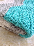 [crochet-baby-blanket] - Design by AW