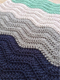 [crochet-baby-blanket] - Design by AW