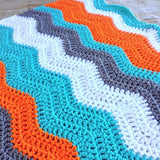 [crochet-baby-blanket] - Design by AW