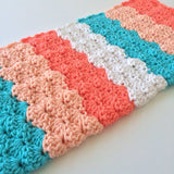 [crochet-baby-blanket] - Design by AW