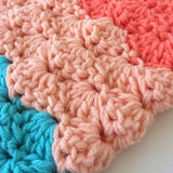 [crochet-baby-blanket] - Design by AW