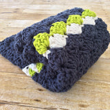 [crochet-baby-blanket] - Design by AW