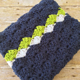 [crochet-baby-blanket] - Design by AW