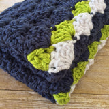 [crochet-baby-blanket] - Design by AW