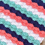 beautiful shell stitch crochet blanket pattern for baby