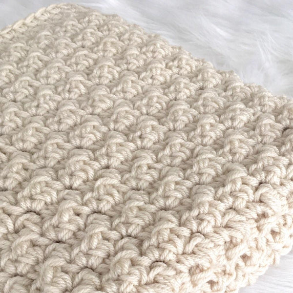 40x40 Handmade Chunky Crochet Baby or Lap Blanket