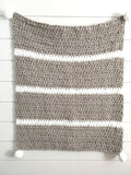 [crochet-baby-blanket] - Design by AW