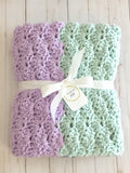 [crochet-baby-blanket] - Design by AW