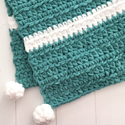 [crochet-baby-blanket] - Design by AW