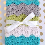 [crochet-baby-blanket] - Design by AW