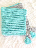 [crochet-baby-blanket] - Design by AW